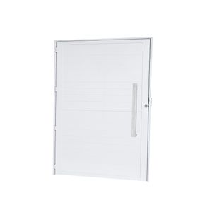 Telhanorte | Pta Alum Lambri Pux Inox Dir 90Cm Pt Ram