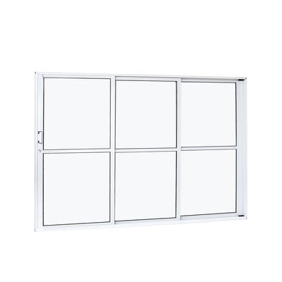 Porta-Aluminio-Correr-3-Folhas-Vidro-Liso-Esquerda-200X210X12X2-Branco-Cristal-Ramassol-2508044-1