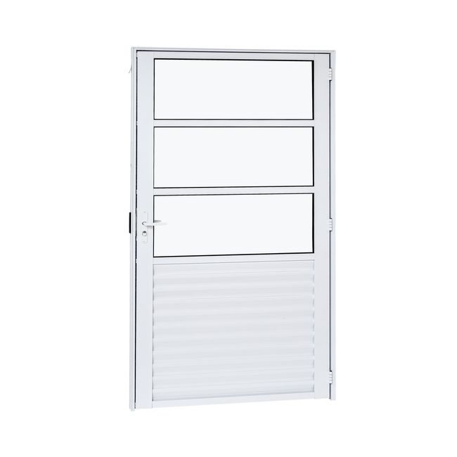 Porta-Aluminio-Mista-Palheta-Vidro-Liso-Esquerda-80X210X4-Branco-Cristal-Ramassol-2508290-1