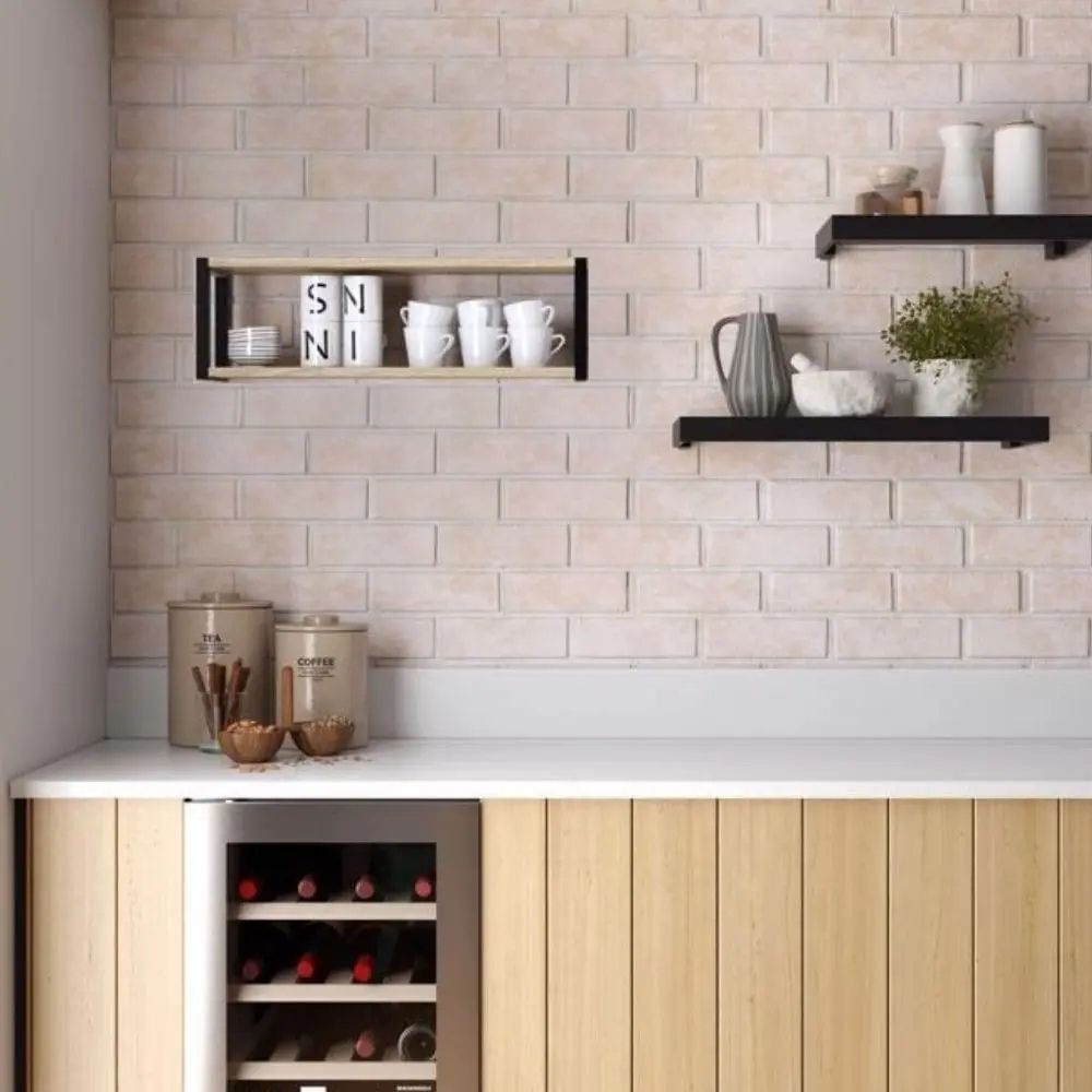 Estante Prateleira  2 Niveis 20X20X60Cm Nogueira Berlim