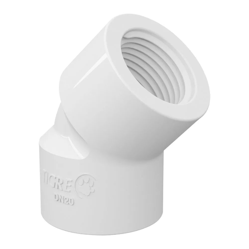 Joelho 45° roscável 1/2" Tigre