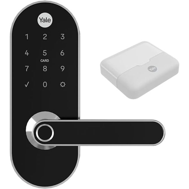 Combo-Fechadura-Digital-Ymc-420W-PretoCromado-Yale-Connect-2533600-1