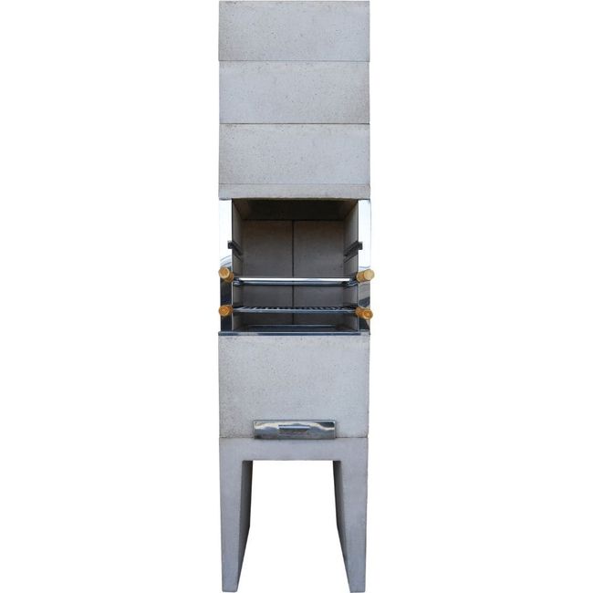 Churrasqueira-Concreto-Refratario-Atacadao-Lazer-50cm-Coifa--nao-inclui-Prolongador-