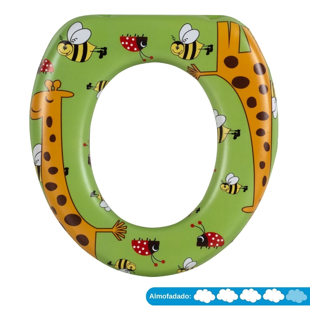 Assento Infantil Almofadado Girafa Astra