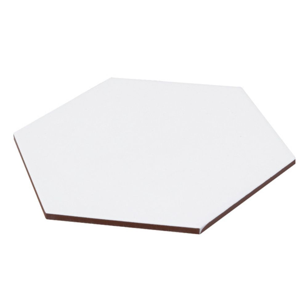 Revestimento Fachada E Piscina Hexagonal White Acetinado Caixa 1,02 m² Bold Ceral