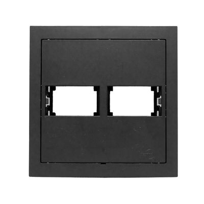 Placa-4X4-2-Modulos-Com-Suporte-Preto-Fosco-Ekron-Dicompel-2549360-1