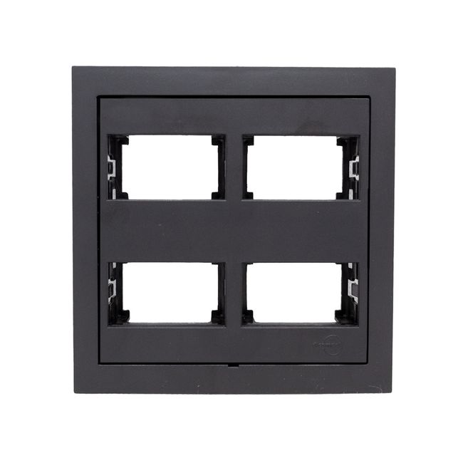 Placa-4X4-4-Modulos-Com-Suporte-Preto-Fosco-Ekron-Dicompel-2549379-1