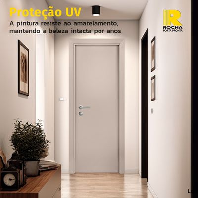 Kit Porta de Madeira 210x72 Direita Gianduia Rocha