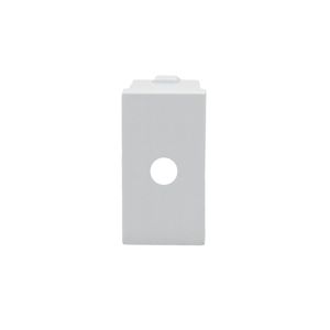 Modulo Cego Com Furo Branco Rivez Dicompel