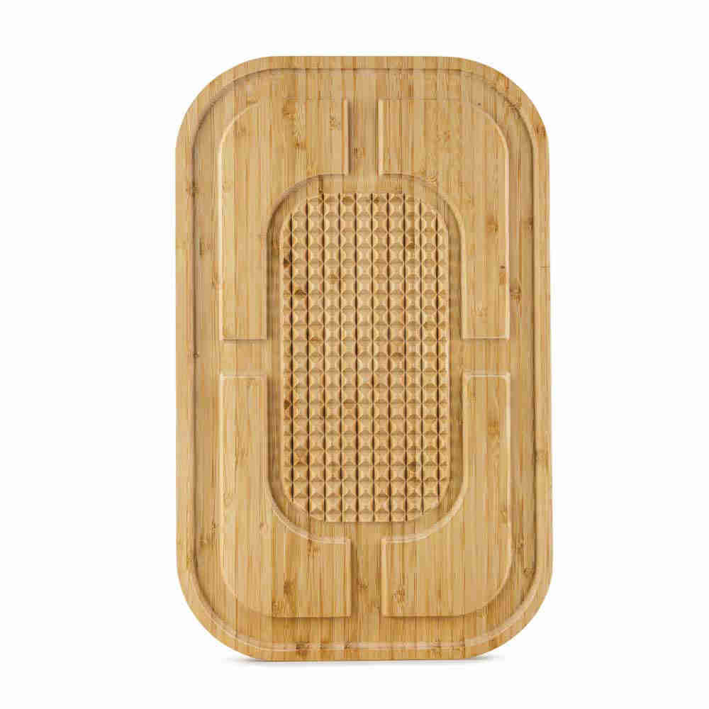 Tabua De Corte Retangular Bambu 50Cmx30Cm Euro Home