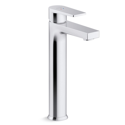 Misturador Monocomando De Mesa Bica Alta Cromado Leaf Kohler -2-