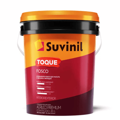 Tinta Acrilica Premium Toque Fosco 20L Branco Neve Suvinil -1-