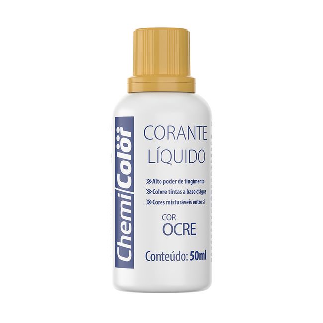 Corante-Liquido-Ocre-50Ml-Chemicolor-2579782