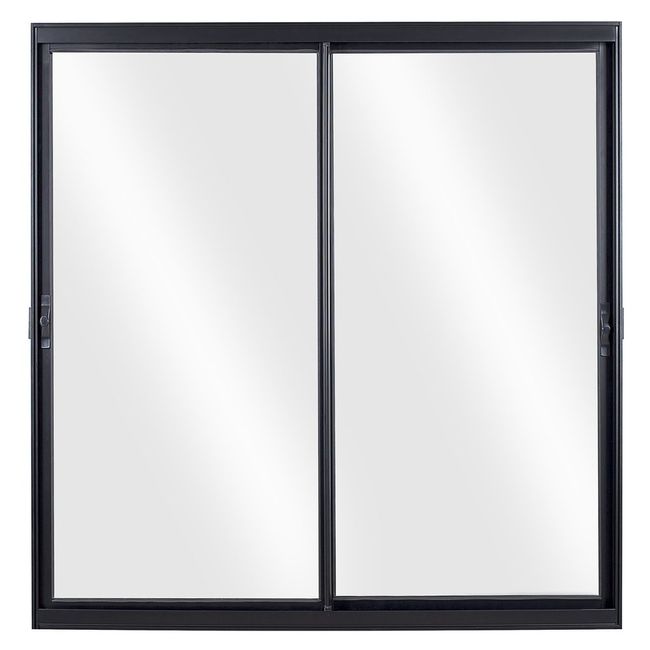 Janela-2-Folhas-Moveis-Sem-Grade-Vidro-Liso-120X120-Preto-Fortsul-Esquadrisul-2596270-1