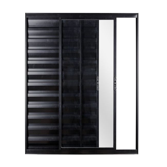 Veneziana-3-Folhas-Sem-Grade-Direita-Vidro-Liso-100X150-Preto-Ecosul-Esqadrisul-2596466-1