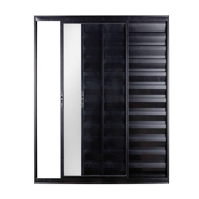Veneziana-3-Folhas-Sem-Grade-Direita-Vidro-Liso-100X120-Preto-Ecosul-Esquadrisul-2596458-1