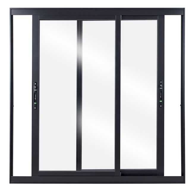 Janela-2-Folhas-Moveis-Sem-Grade-Vidro-Liso-120X120-Preto-Topsul-Esquadrisul-2596636-1