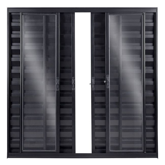 Veneziana-6-Folhas-Com-Grade-100X150-Preto-Fortsul-Esquadrisul-2596938-1