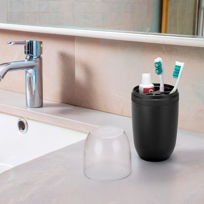 Porta-Escova-Past-500Ml-Black-Com-Tampa-Transparente-Arthi-2598221-1