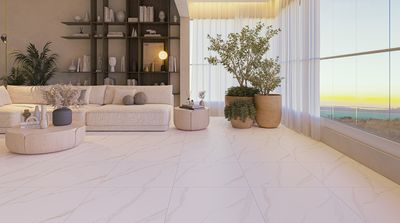 Telhanorte | Porcelanato Acetinado 61,8X61,8 Alpes Gold Cx2,67M2