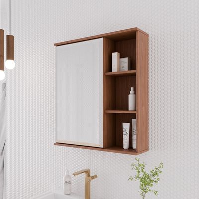 Espelheira-Treviso-56-Cm-Freijo-Porta-Com-Fecho-Toque-E-Espelho-Bisotado-2600030-2