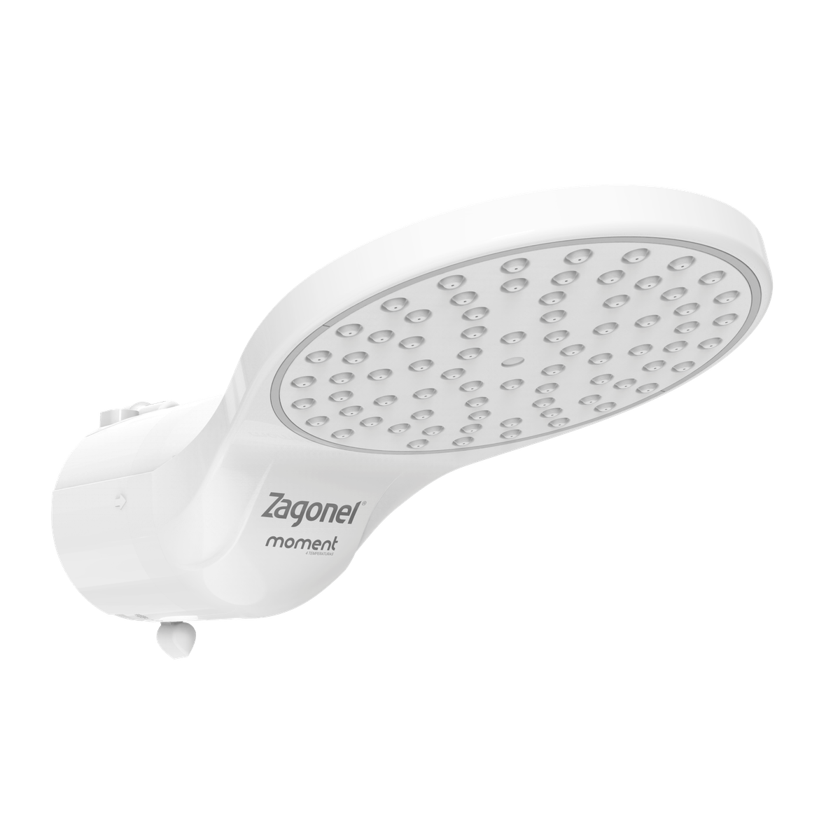 Chuveiro Elétrico Ducha Moment 4 Temperaturas 127V 5500W Branco Zagonel