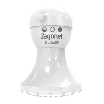 Chuveiro Eletrico Ducha SS 3 Temperaturas 127V 5400W  Branco Zagonel -2-