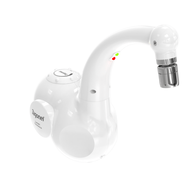 Torneira Eletronica Lumen 220V 5500W Branco Zagonel -3-