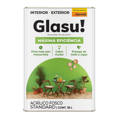 Glasurit Acrilico Standard Maxima Eficiencia Algodao Egipcio 18L Suvinil