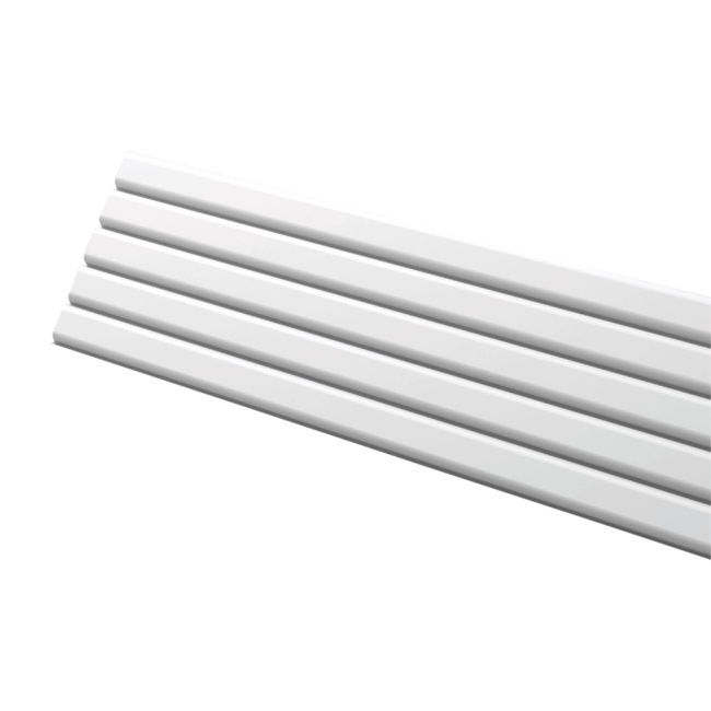 Painel Ripado Canele L  Branco 200X12 Gart -1-