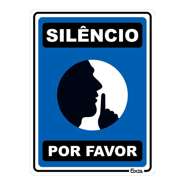 Placa-Silencio-Por-Favor-15X20Cm-Fixtil-2604264-1