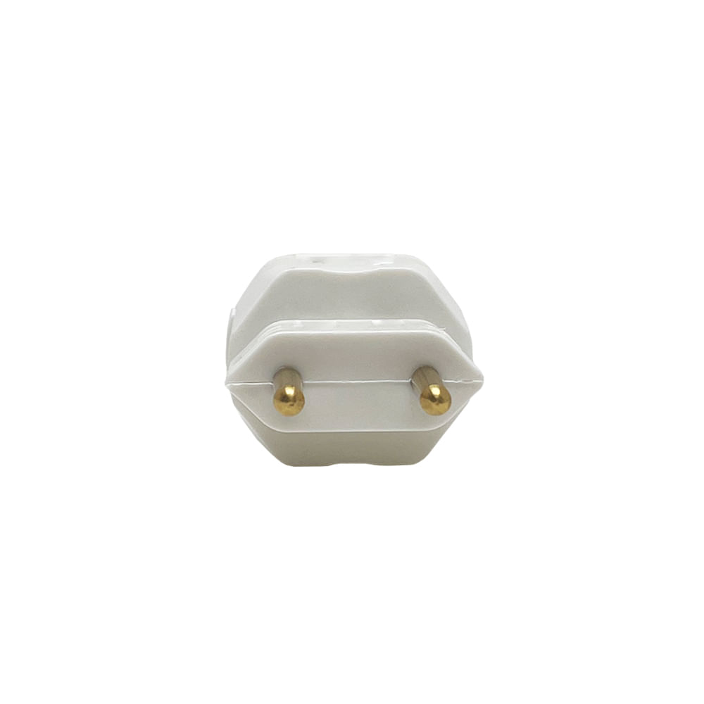 Adaptador 2P 10A Branco Alumbra
