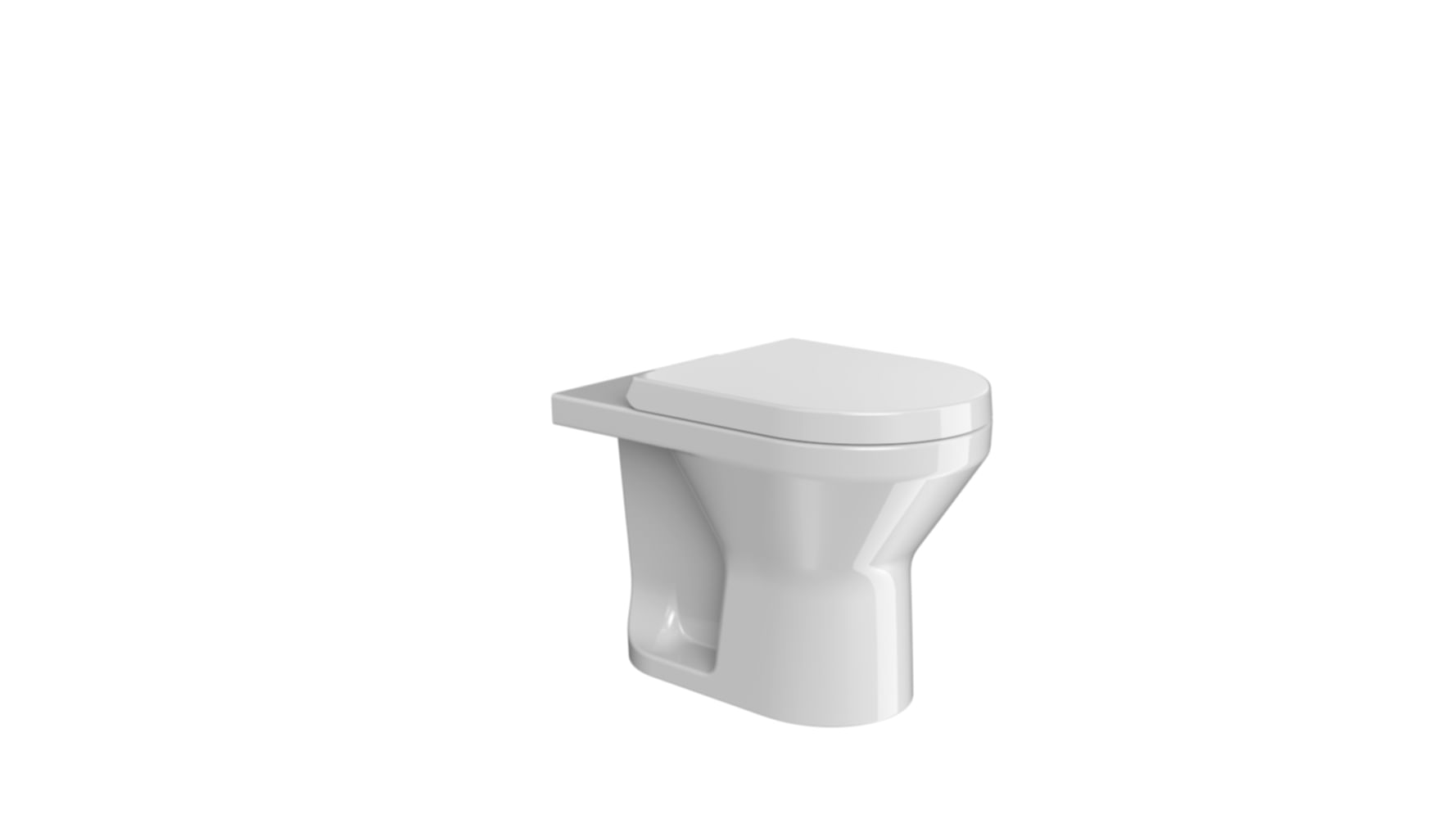 Kit Bacia Convencional Span Flow Square Branca Kohler