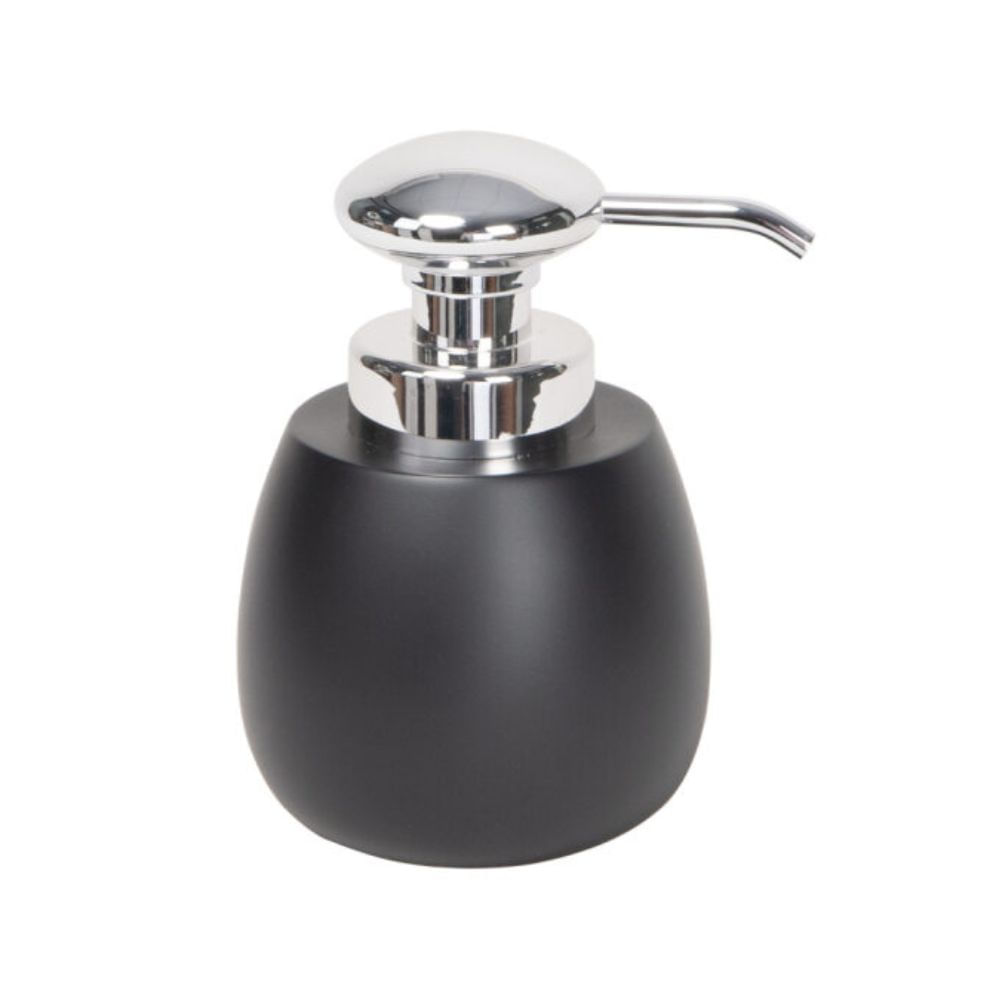 Porta Sabonete Líquido Preto Organic Curvy Coisas e Coisinhas