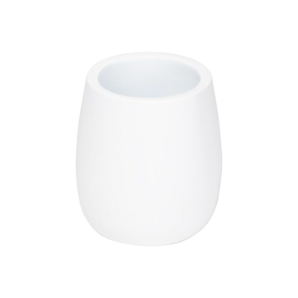 Porta Escova de Dentes Branco Organic Curvy Coisas e Coisinhas