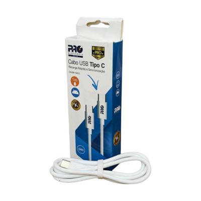 Cabo-UsbC-Para-UsbC-1-Metro-Branco-Proeletroeletronic--2614774-1