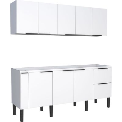 Gabinete Cozinha Cisne 174cm Branco Cozimax