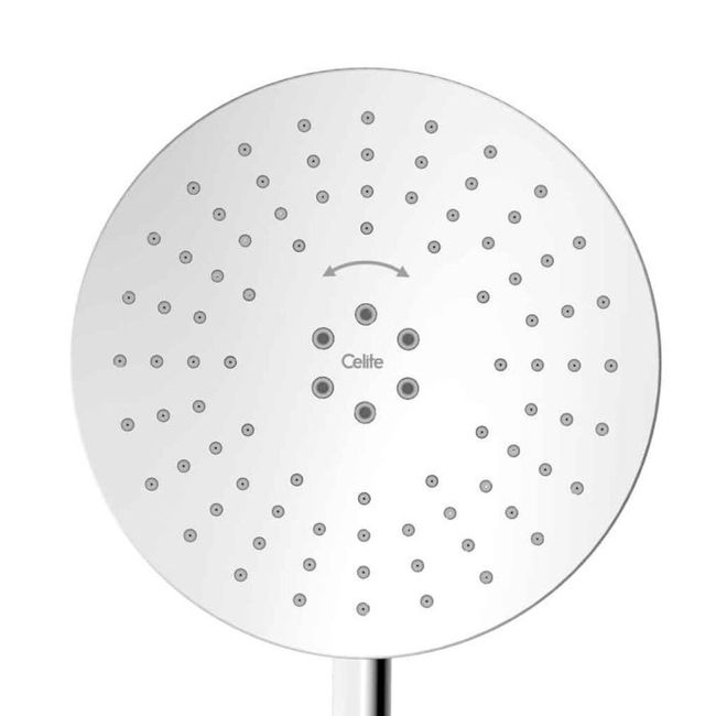 Chuveiro De Parede Red 200Mm 2F Flow Cromado Celite