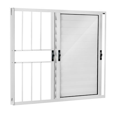 Janela-Veneziana-de-Correr-de-Aluminio-3-Folhas-Moveis-com-Grade-Fortsul-Esquadrisul-Alt--100cm-X