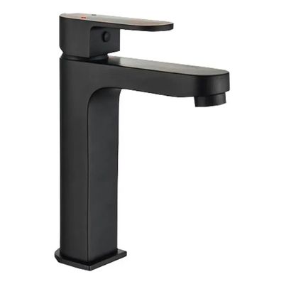Monocomando-Lavatrio-Bica-Alta-Preto-Fosco-Linha-Orion-Alterna
