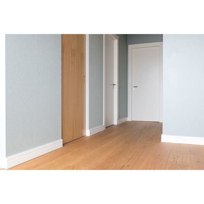 Rodapé Poliestireno Branco 10cm x 200cm Frisado Fz10 13mm Gart