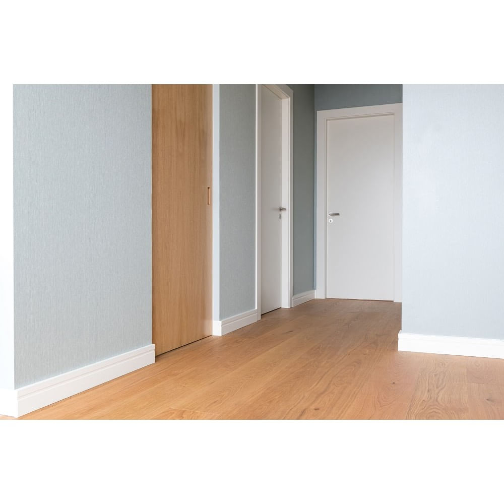 Rodapé Poliestireno Branco 10cm x 200cm Frisado Fz10 13mm Gart