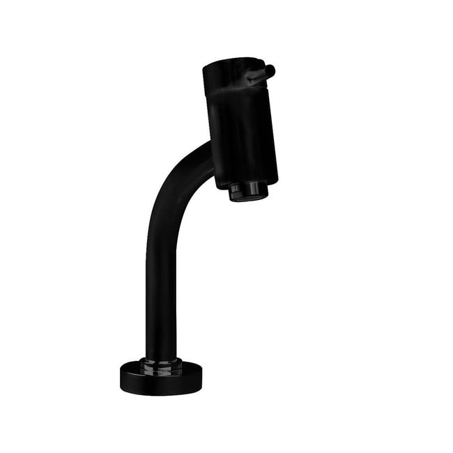 Torneira de Bancada Alterna para Lavatório Bica Baixa Fit Preta