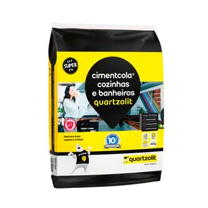 Argamassa ACI Cozinha e Banheiro Cinza 20kg Quartzolit