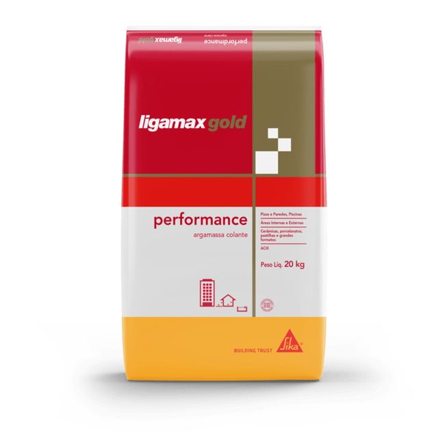 Argamassa ACIII Porcelanato Externo Cinza 20kg Ligamax