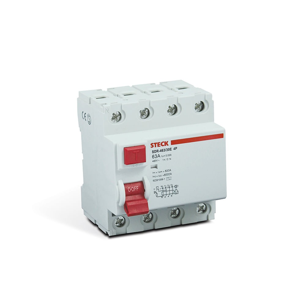 Interruptor Diferencial 63a 4p 30ma Steck