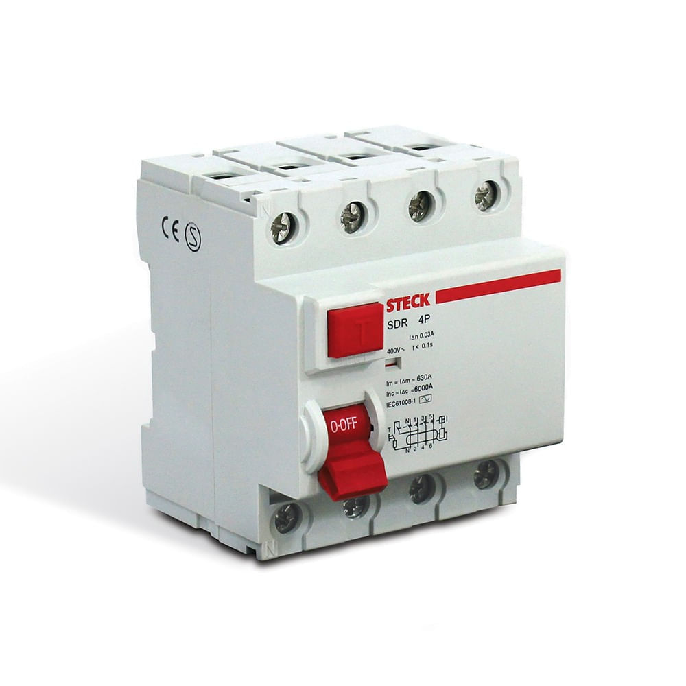 Interruptor Diferencial 25a 4p 30ma Steck