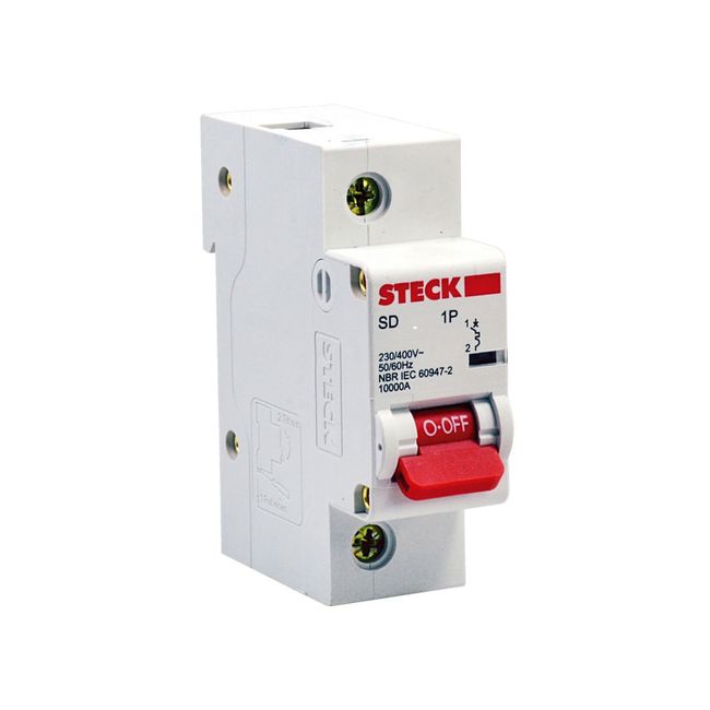 Disjuntor Monopolar 100a Curva C 10ka Steck