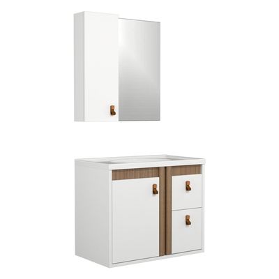 Telhanorte | Kit Gab. Olivia 60 X 34 Cm Venturi - Branco/Jequitiba
