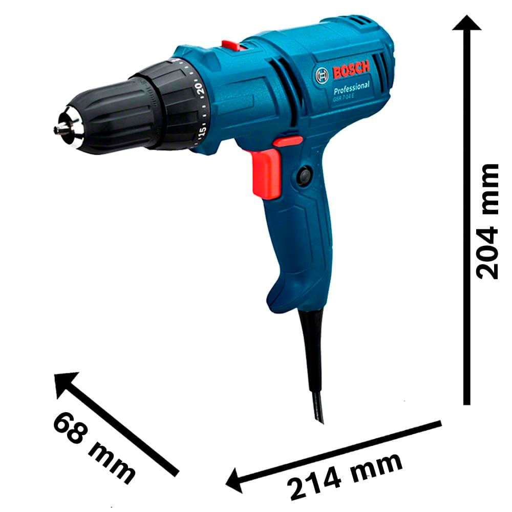 Parafusadeira e Furadeira 400W 127V Cabo De 4m Bosch